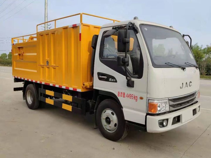 藍牌江淮國六污水處理車_地下室管道疏通車